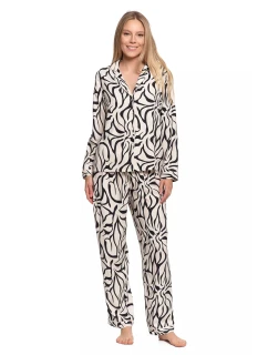 Pyžamo Moraj PDD5800-007 dlhé/r S-XL pruhované