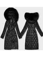 płaszcz z kapturem czarny model 21725735 - Libland