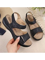 Sandály na podpatku W model 22112771 černé eVento - Inny