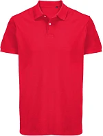 SOL'S Pacific Unisex polo tričko z hrubej bavlny 25.4439 červené SOL'S Pacific Unisex polo tričko z hrubej bavlny 25.4439 červené