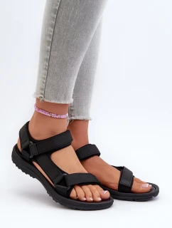 Lehké Sportovní Dámské Sandály Černé model 21662079 - EVENTO
