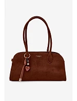 Kabelka s přívěskem a Eko semiš Camel model 22111660 - Flora&Co