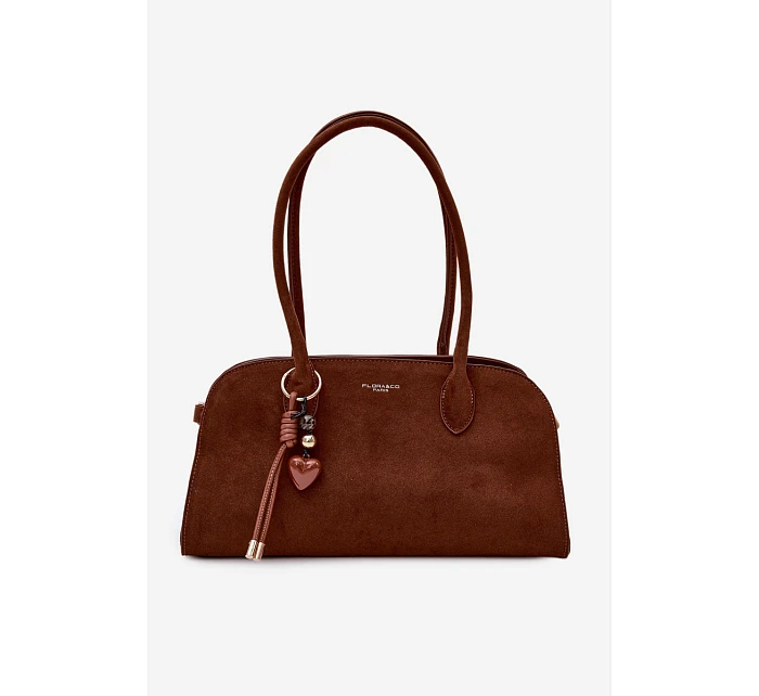 Kabelka s přívěskem a Eko semiš Camel model 22111660 - Flora&Co
