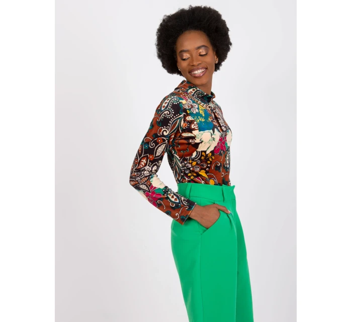 Blúzka DHJ BZ 6291 1.77P hnedá Blúzka DHJ BZ 6291 1.77P hnedá