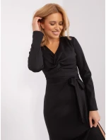 LK SK 509456 šaty.99 čierna LK SK 509456 šaty.99 čierna