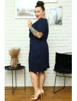 Dámské šaty model 18587035 modré - Karko Dámské šaty model 18587035 modré - Karko