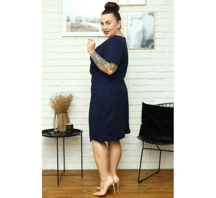 Dámské šaty model 18587035 modré - Karko Dámské šaty model 18587035 modré - Karko