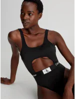 Dámské jednodílné plavky model 19701741 BEH černé - Calvin Klein Dámské jednodílné plavky model 19701741 BEH černé - Calvin Klein