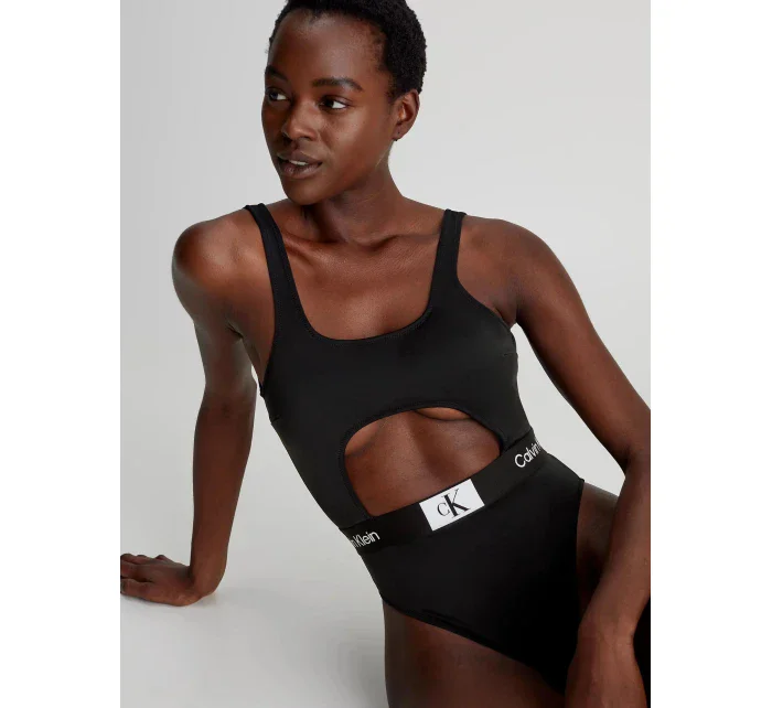 Dámské jednodílné plavky model 19701741 BEH černé - Calvin Klein Dámské jednodílné plavky model 19701741 BEH černé - Calvin Klein