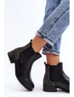 Dámske členkové topánky M679 model 190203 Black - ERYNN Dámske členkové topánky M679 model 190203 Black - ERYNN