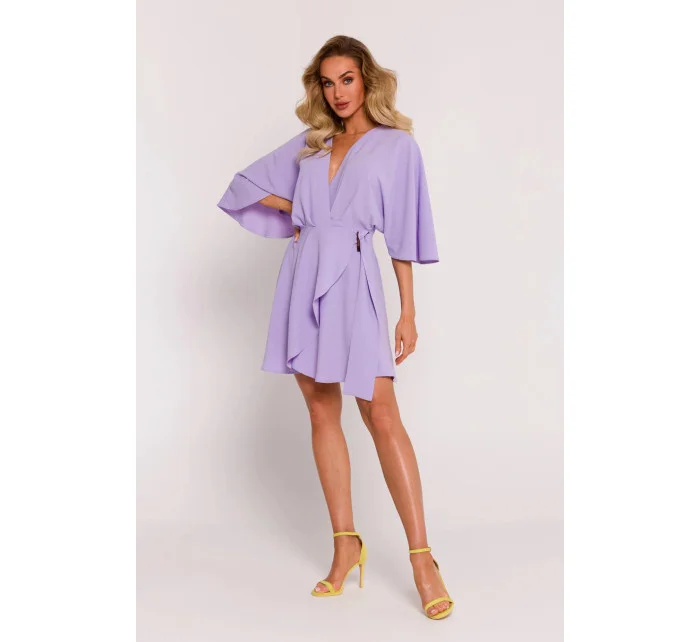 Dámske šaty M785 fialové - MOE