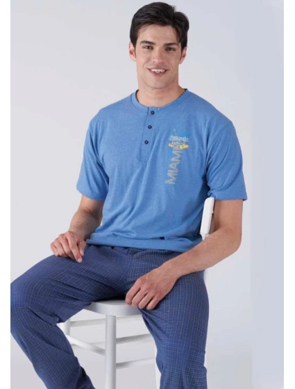 Pánske pyžamo Karelpiu KC8246 Pánske pyžamo Karelpiu KC8246