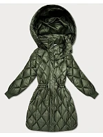 dámská zimní oversize bunda v khaki barvě model 21756253 - MINORITY