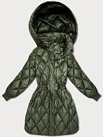 Dámska zimná bunda Oversize Minority khaki (M2-6518-22)