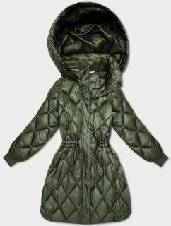 Dámska zimná bunda oversize Minority khaki (M2-6518-22)