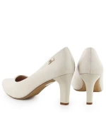 Dámské lodičky na podpatku s pásky Sergio model 21906139 - LEONE