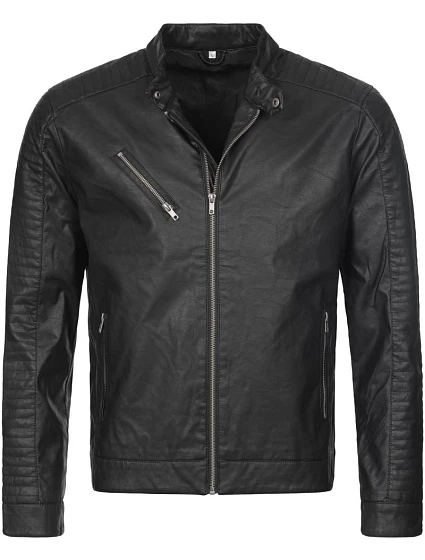 Stedman Biker Jacket Men Pánska motorkárska bunda 05.5250 black opal Stedman Biker Jacket Men Pánska motorkárska bunda 05.5250 black opal