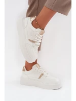 Dámské Sneakersy Na Platformě Big Star model 21706296 Bílé - Big Star Shoes