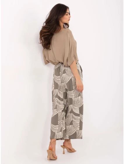 Nohavice D73771M62237G khaki