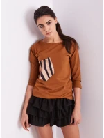 Blúzka CZ BZ 1694.08 svetlohnedá Blúzka CZ BZ 1694.08 svetlohnedá