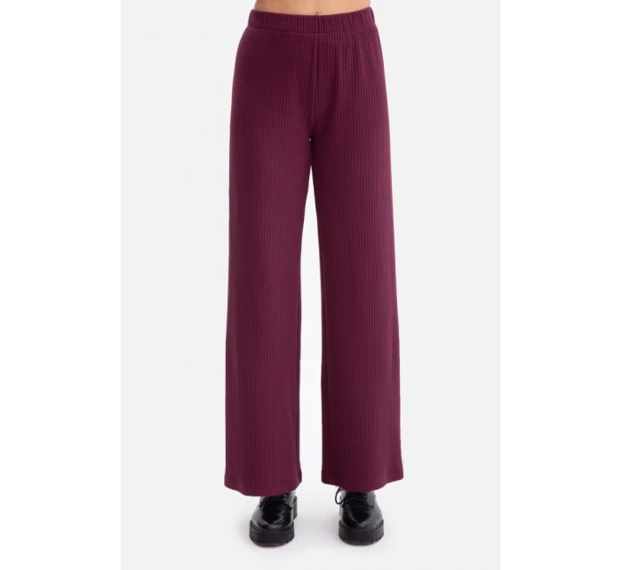 B300 Pletené nohavice - slivka