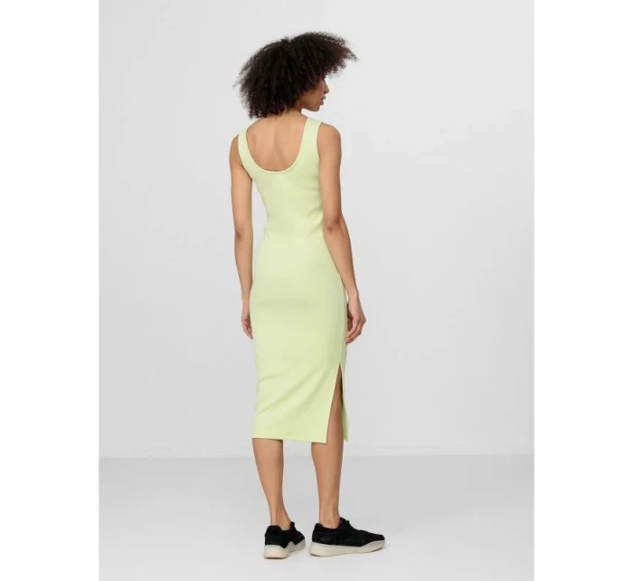 Dámske šaty W H4L22-SUDD010 72S svetlo zelené - 4F