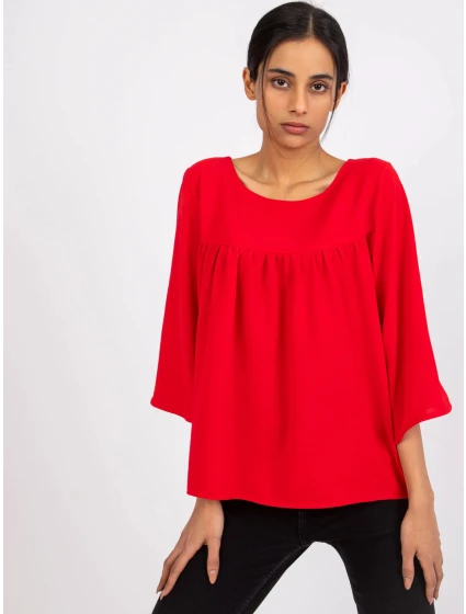 Dámská halenka CHA BZ model 20776219 Červená - FPrice Dámská halenka CHA BZ model 20776219 Červená - FPrice