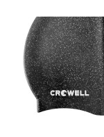 Silikónová plavecká čiapka Crowell Recycling Pearl v čiernej farbe.1