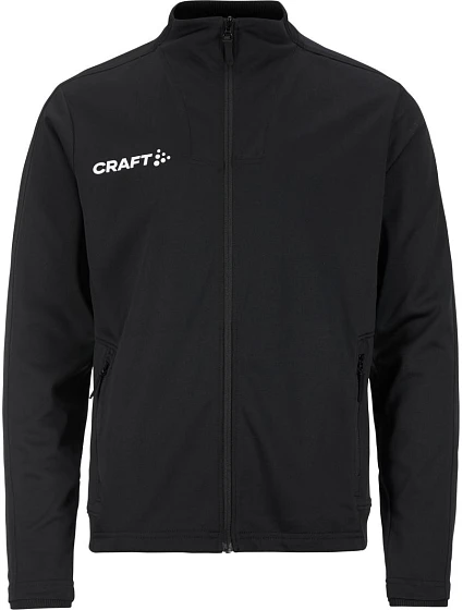 Craft Teamwear Evolve 2.0 Full Zip Jacket Jr Detská tréningová bunda 82.4763 čierna Craft Teamwear Evolve 2.0 Full Zip Jacket Jr Detská tréningová bunda 82.4763 čierna