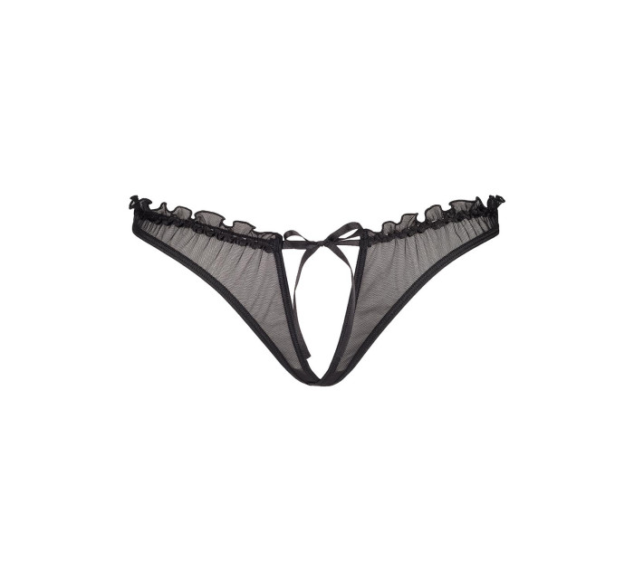 Dámske erotické nohavičky V-6458 Charbon čierna - Axami