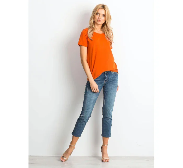 Tričko RV TS 4838.51P tmavo oranžová