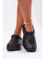 Dámske penové papuče na pevnej podrážke Big Star - čierne Dámske penové papuče na pevnej podrážke Big Star - čierne