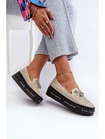 Dámské boty model 22092284 zlaté - S.Barski