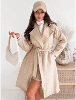 Dámský kabát light beige Dstreet model 21971191 - FashionStreet