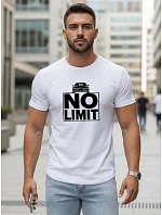 Koszulka męska z nadrukiem No biały model 22182618 - FashionStreet
