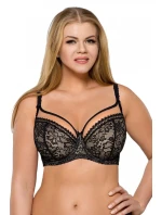 Dámská podprsenka 1396 Crystal black plus - AVA Dámská podprsenka 1396 Crystal black plus - AVA
