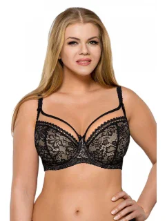 Dámská podprsenka 1396 Crystal black plus - AVA