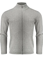 Cardigan Pánský cardigan grey melange model 22460569 - James Harvest Cardigan Pánský cardigan grey melange model 22460569 - James Harvest
