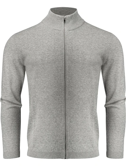 James Harvest Ashland Cardigan Pánsky sveter 62.2514 šedá melírovaná James Harvest Ashland Cardigan Pánsky sveter 62.2514 šedá melírovaná