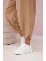 Bavlněná mikina kalhoty set Velbloud Bavlněná mikina kalhoty set Velbloud