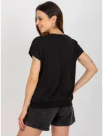 Bluzka RV BZ model 18633970 czarny - FPrice Bluzka RV BZ model 18633970 czarny - FPrice