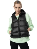 Dámska páperová vesta F092 W 4FSS23TDJAF092 20S čierna - 4F