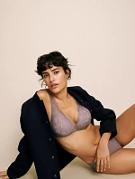 Dámska podprsenka Body Make-Up Illusion Lace WP - GRAY - sivá 3091 - TRIUMPH