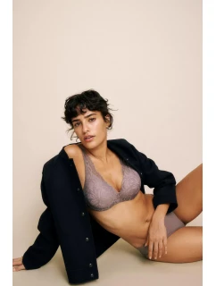 Dámska podprsenka Body Make-Up Illusion Lace WP - GRAY - sivá 3091 - TRIUMPH