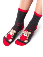 Dámské ponožky model 14559108 Srdce - Steven Dámské ponožky model 14559108 Srdce - Steven