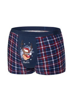 boxerky Merry Christmas navy blue  model 17595582 - Cornette