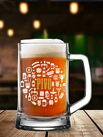 PIVO-KRUH - pivný pohár 0,5