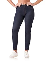 Dámske nohavice RELAX & GO JEANS TREGGINGS - BELLINDA - tmavomodré