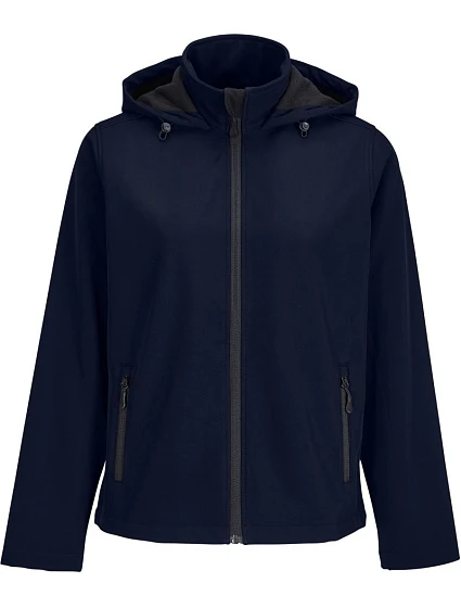 SOL'S Race Hooded Women Dámska 2-vrstvová softshellová bunda s kapucňou 25.4448 french navy SOL'S Race Hooded Women Dámska 2-vrstvová softshellová bunda s kapucňou 25.4448 french navy