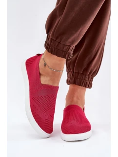 Damskie Tenisówki Slip-on Big Star FF274A605 Fuksja